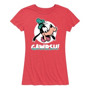 Women's - Disney - Goofy Gawrsh Short Sleeve Graphic T-Shirt - 1 of 4