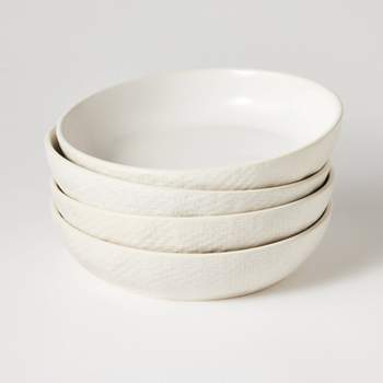 4pc Stoneware Noodle Bowls Cream - Threshold™ designed with Studio McGee