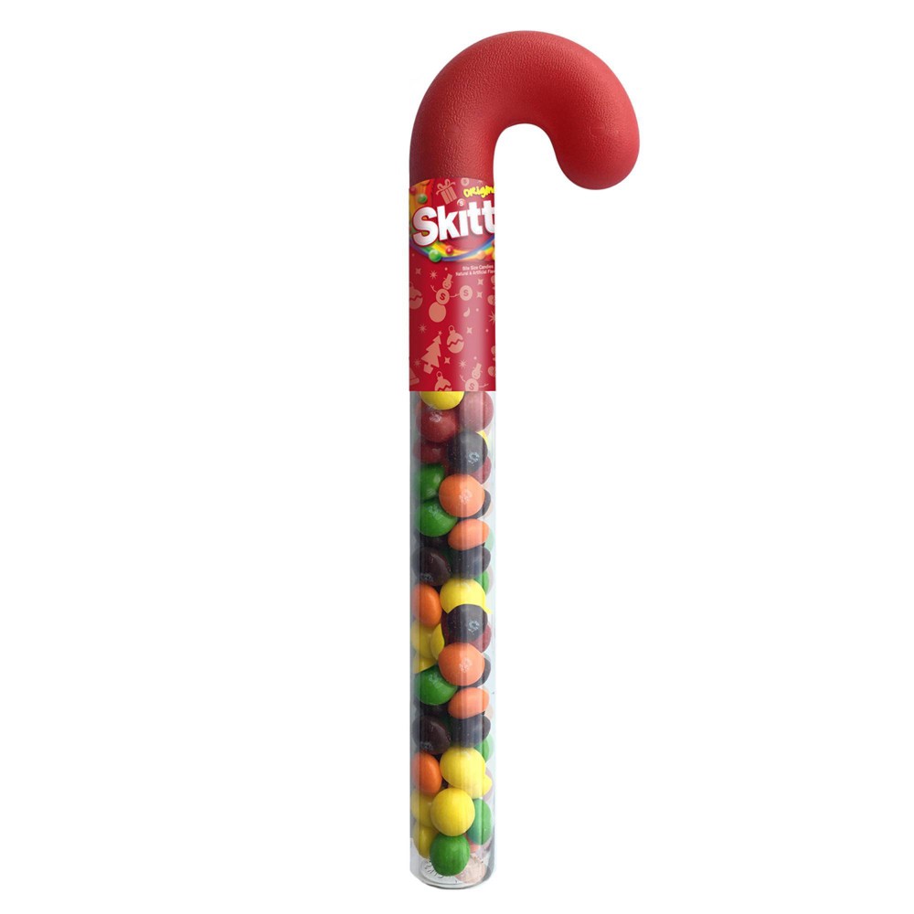 UPC 022000121141 product image for Skittles Filled Christmas Candy Canes - 1.7oz | upcitemdb.com