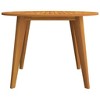 vidaXL Patio Table 43.3 in.x29.5 in. Solid Wood Acacia - 4 of 4