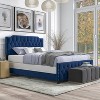 Amando Button Tufted Upholstered Bed - HOMES: Inside + Out - 4 of 4