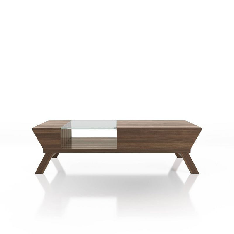 24/7 Shop At Home Kathryne Modern Flip Down Cabinet Coffee Table  , 4 of 14