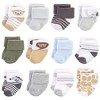 Hudson Baby Cotton Rich Baby Terry Socks 24-Pack, Boy Safari, 0-3 Months - image 2 of 3