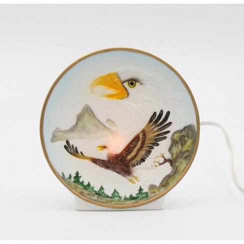 Kevins Gift Shoppe Hand Painted Ceramic Bald Eagle Nightlight - image 1 of 3