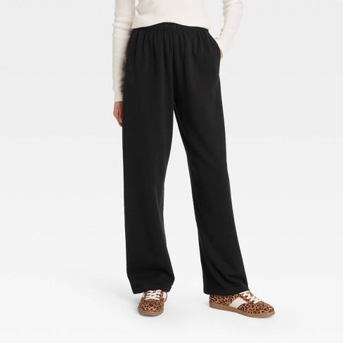 Women's High-Rise Wide Leg Sweatpants - Universal Thread™ - image 1 of 3