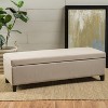 TiramisuBest Square Ottoman, Olive Green, Corduroy - Olive Green Fabric, Plywood Entryway Bench, 30.5"L x 30.5"W x 17.0"H - 2 of 4