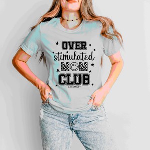 Simply Sage Market S.W.Smiley Over Stimulated Mom Club Short Sleeve Tee - 1 of 4
