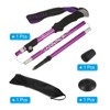 Unique Bargains Aluminum Alloy Collapsible Hiking Trekking Pole with Mud Basket - 3 of 4