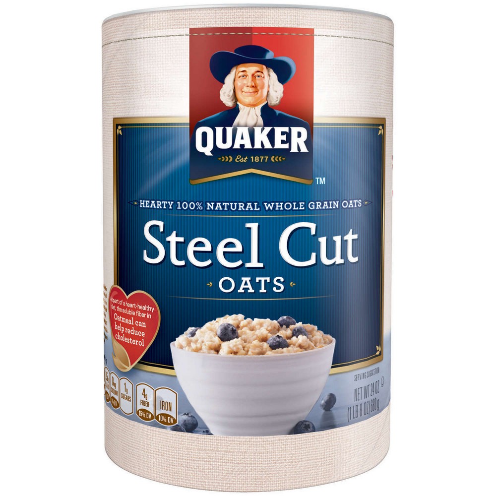 UPC 030000320631 product image for Quaker Steel Cut Oats Canister - 30oz. | upcitemdb.com