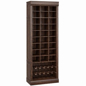 Shoe Cabinet, 10-Tier Entryway Storage Cabinet with 27 Cubbies and Tall Boots Storage, Freestanding Tall Shoe Organizer Racks for Entryway, Hallway - 1 of 4