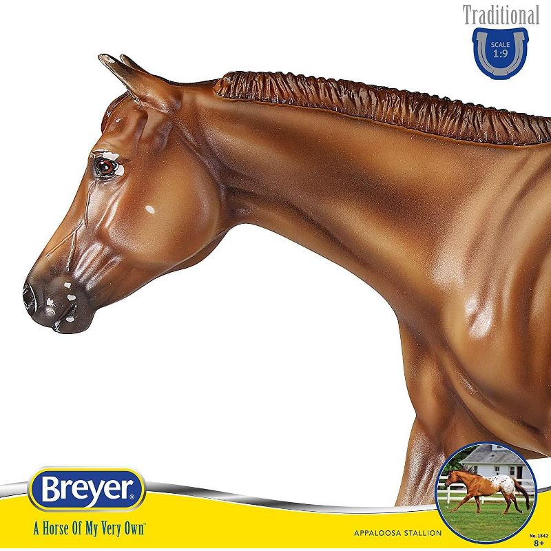 Breyer Animal Creations Breyer Traditional 1:9 Scale Model Horse | Chocolatey Champion Appaloosa, 2 of 4