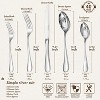 Itopfox 40-Piece Teardrop Silverware Set for 8, 18/10 Stainless Steel Flatware, Modern Cutlery Set for Home, Hotel, Wedding, Mirror Polished - 2 of 4