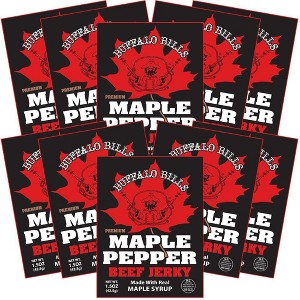 Buffalo Bills 1.5oz Premium Maple Pepper Beef Jerky Packs (ten 1.5oz beef jerky packs) - 1 of 4