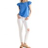 Women's Going Astray Ruffle Sleeve Tee - And The Why - 4 of 4