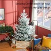 Whisen 6FT Artificial Christmas Tree with 795 Realistic Branches, Steel Base, Auto Open - Green - 4 of 4
