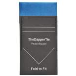 Solid Flat Pre Folded Pocket Square on Card For Men