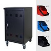 Belatt Mobile Charging Cart - 32-Slot Secure Fast Charging Storage for iPad Laptops, Chromebooks and Ultrabooks with Locking Wheels, Black - 2 of 4