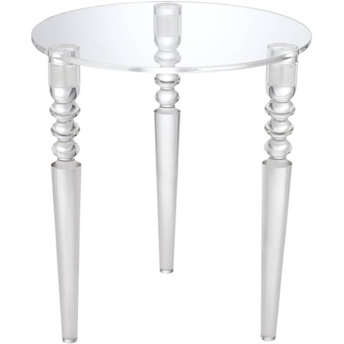 Studio 55D Emily 17 3/4"Wide Clear Acrylic Tripod Side Table - image 1 of 4