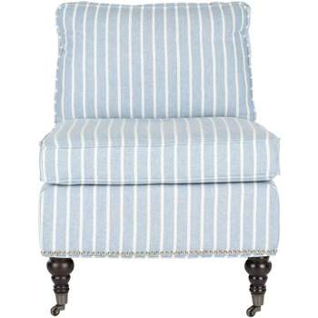 Randy Slipper Chair - Blue/White - Safavieh