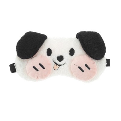 Unique Bargains Portable Dog Adjustable Eye Mask White 1 Pc