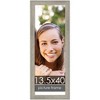 PosterPalooza | 13.5x40 Wide Barnwood Picture Frame, UV Acrylic, 6 Finishes - Grey, Brown, White, and Black - 2 of 4