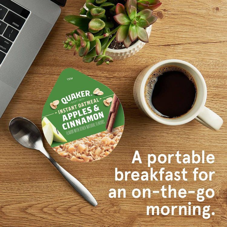 Quaker Instant Oatmeal Cup Apple Cinnamon 1.51oz: No Artificial Flavors, No Preservatives, 5 of 7