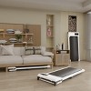 SEVOBAL Walking Pad Running 2.0HP Cushioned Belt Folding Portable Treadmill Spacious Surface Under Desk for Home Gym Office, White, 47.6"*19.1"*4.92" - 2 of 4