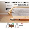 Farmhouse Floating Bed Frame with Extended Grille Headboard - 4 of 4