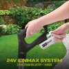 Sun Joe 24V Cordless Garden Tiller & Cultivator, 6" Dual Blades, 2.0Ah Battery and Charger with Up To 30 Minutes of Runtime, Green - 3 of 4
