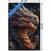 Trends International Wumples - Dragon Framed Wall Poster Prints - 3 of 4