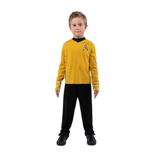 Star Trek Boys' Uniform Halloween Classic Costume Jumpsuit 2pc - Multicolored - 1 of 2