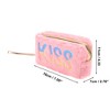 Unique Bargains Women's Portable Sequin KISS Makeup Bag 1 Pc - 2 of 3