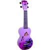 Mahalo MD1-HAPPB Hawaii Soprano Ukulele. Purple Burst - 2 of 4