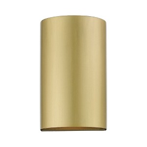 Livex Lighting Bond 1 - Light Wall Light in  Satin Gold - 1 of 4