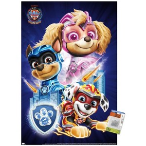 Trends International Paw Patrol: The Mighty Movie - Group Unframed Wall Poster Prints - 1 of 4