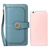 Women’s Wallet Leather Wristlet – RFID Blocking Large Capacity Credit Card Holder with Zipper Pocket, Multiple Compartments & Phone Slot - 4 of 4