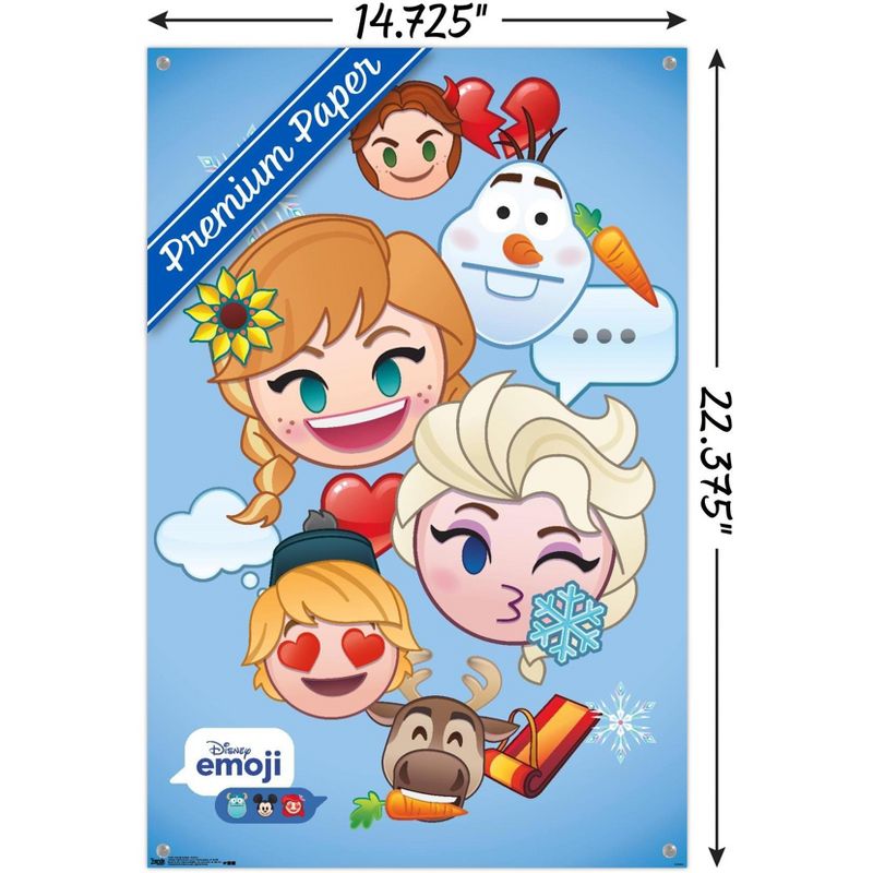 Trends International Disney Emoji - Frozen Unframed Wall Poster Prints, 3 of 7