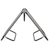 vidaXL Folding Sun Lounger Gray Steel - 4 of 4