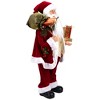 Northlight Holly Berry Santa Claus with Presents Christmas Figure - 36" - 3 of 4