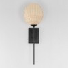 Maxim Lighting Maldives 1 - Light Wall Light in  Black - 3 of 3