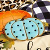 Evergreen Mixed Print Pumpkins Garden Linen Flag - 2 of 4