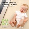 KeaBabies 2pk Soothe Waterproof Fitted Mini Crib Sheets for Girl, Boy, 100% Organic Soft Cotton Pack and Play Sheets - 4 of 4