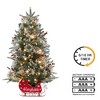 Whizmax Christmas Tree with Lights, Pre-Lit Artificial Mini Christmas Tree with 8 Mode Includes Red Berries - image 3 of 4