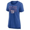 NFL New York Giants Women's Champ Caliber Heather Short Sleeve Scoop Neck Triblend T-Shirt - image 2 of 3