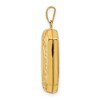 Black Bow Jewelry 14k Yellow Gold 20mm Scrolled Border Octagonal Locket - 2 of 4
