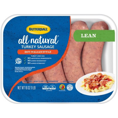 Lean Sweet Italian Turkey Sausage