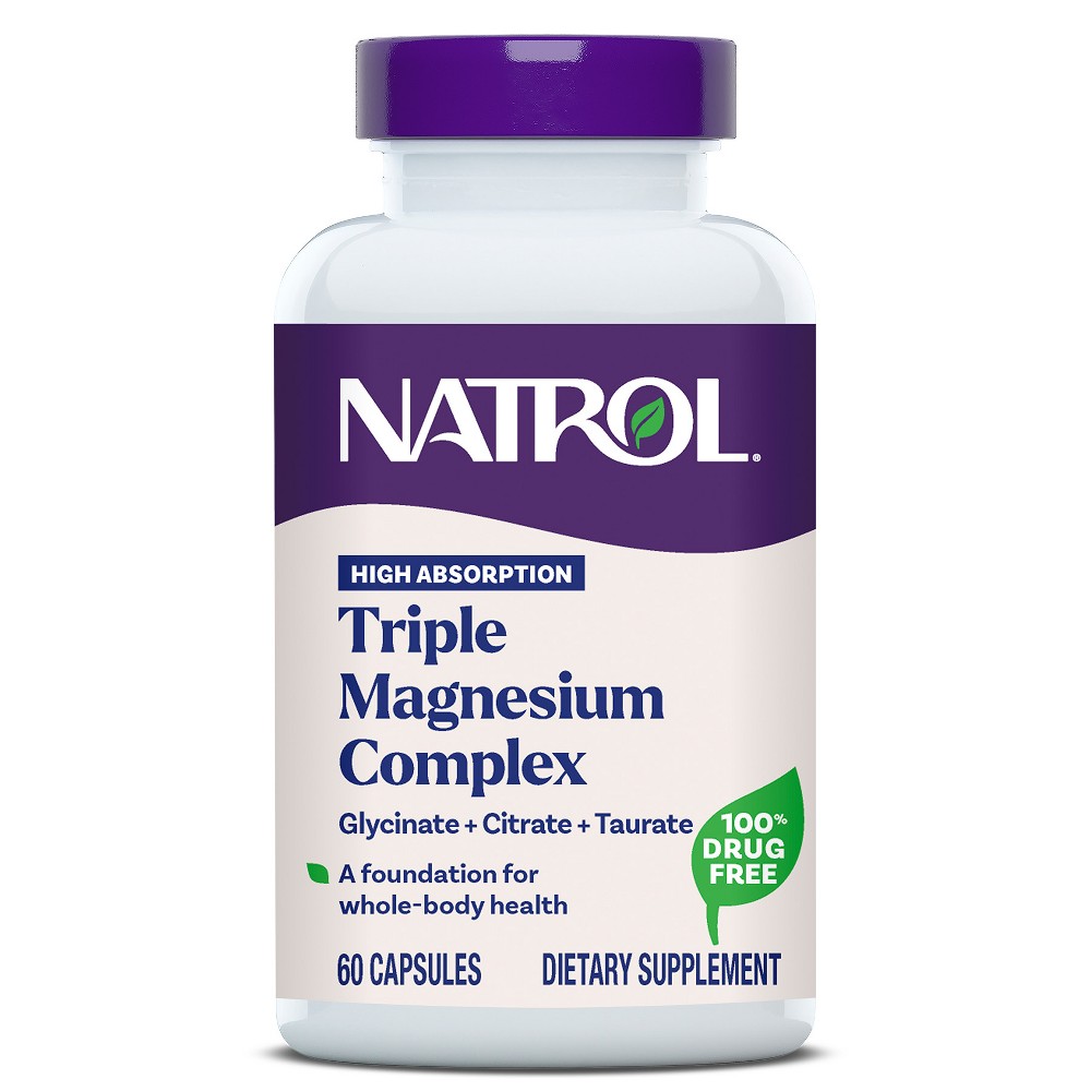 Natrol Triple Magnesium Blend Capsules - Magnesium - 60ct