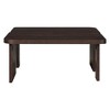 Sapphtopaz Set of 2 Modern Rectangle Coffee Table, Splicing Design Accent Living Room Tables Combination Tables, Center Table for Living Room - 2 of 4