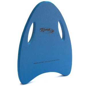 Kemp USA Contour Kick Board with Handles - Heavy-Duty Swimming Pool Accessory - Constructed Using Durable EVA Foam - (Royal Blue) - 1 of 4