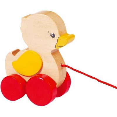 Goki America Duck, Pull-Along Animal Ellah, Push and Pull Toys, Ages 1+